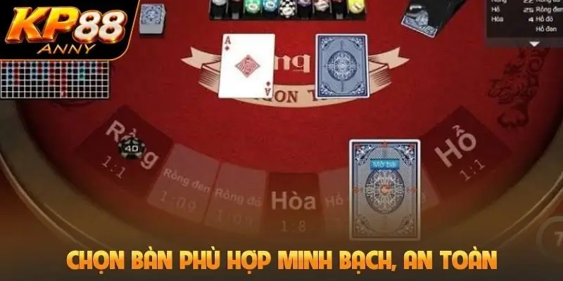 Chọn bàn phù hợp minh bạch, an toàn