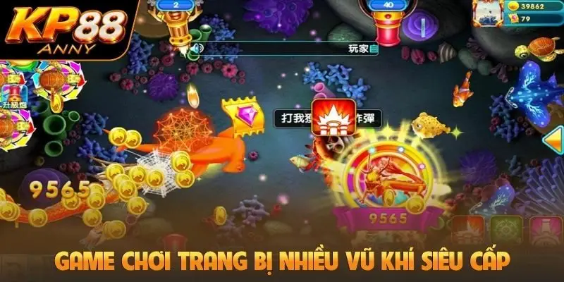 Game chơi trang bị nhiều vũ khí siêu cấp