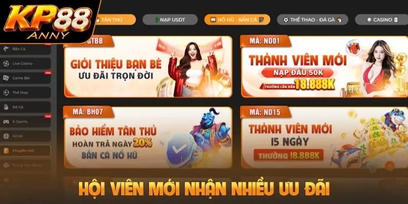 Hội viên mới nhận nhiều ưu đãi