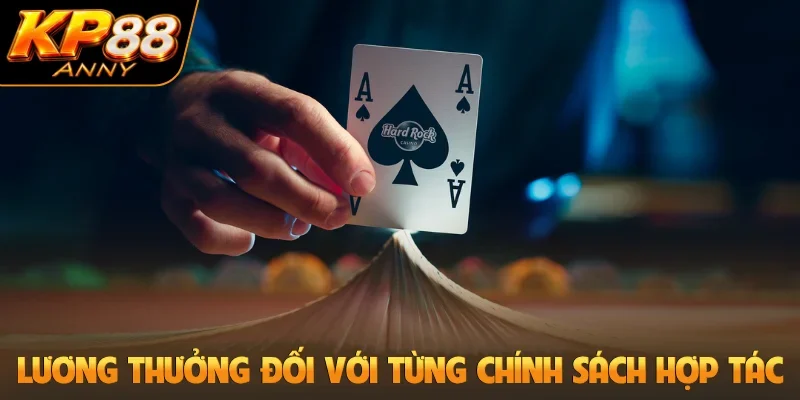 Lương thưởng đối với từng chính sách hợp tác