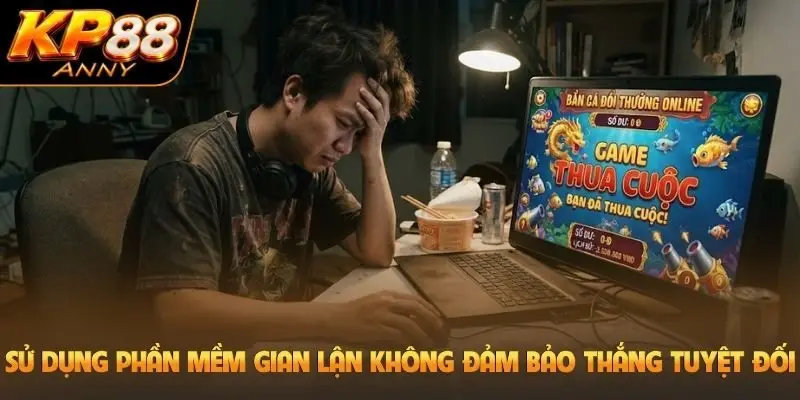 Sử dụng phần mềm gian lận không đảm bảo thắng tuyệt đối