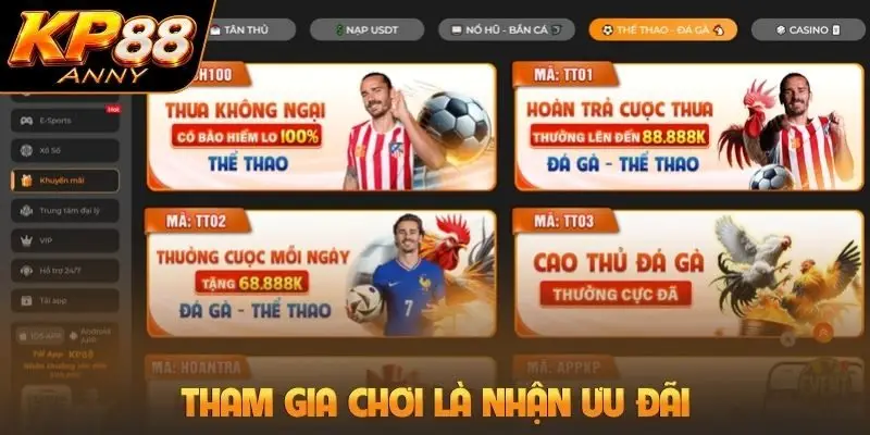 Tham gia chơi là nhận ưu đãi