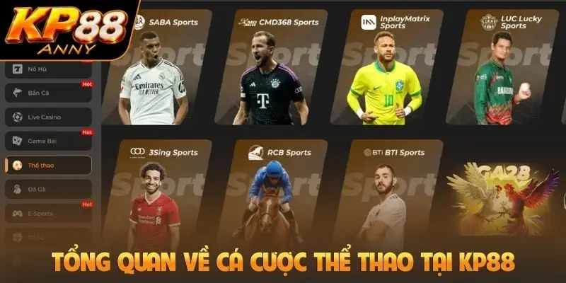 Tổng quan về cá cược thể thao tại KP88